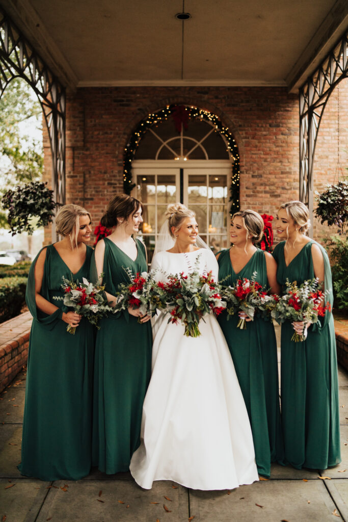 Outdoor Christmas wedding Scottsdale