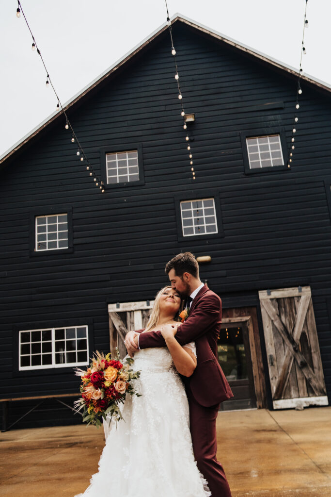 three oaks farm black barn wedding 