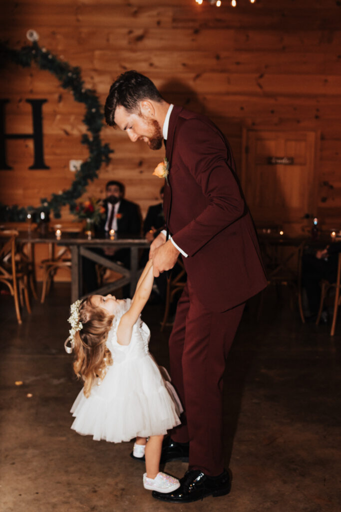 father baby wedding dance 