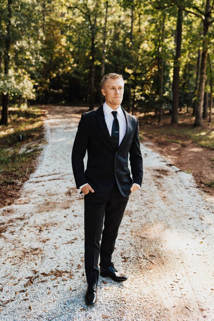 Groom at The River at Club Blanton